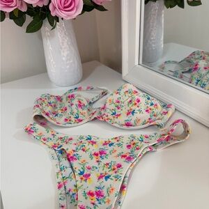 Kulani Kinis Floral Bikini Set - Multicolor